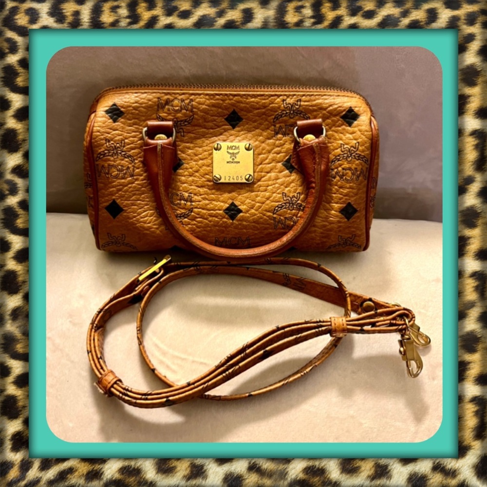 👑✅PRICE FIRM✅ AUTHENTIC Vintage MCM Mini Visetos Bag